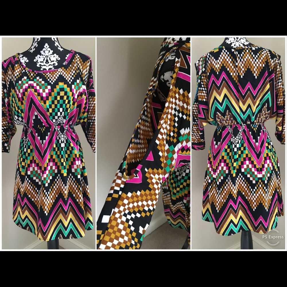 🔥AZTEC Dress by sun & moon SZ S